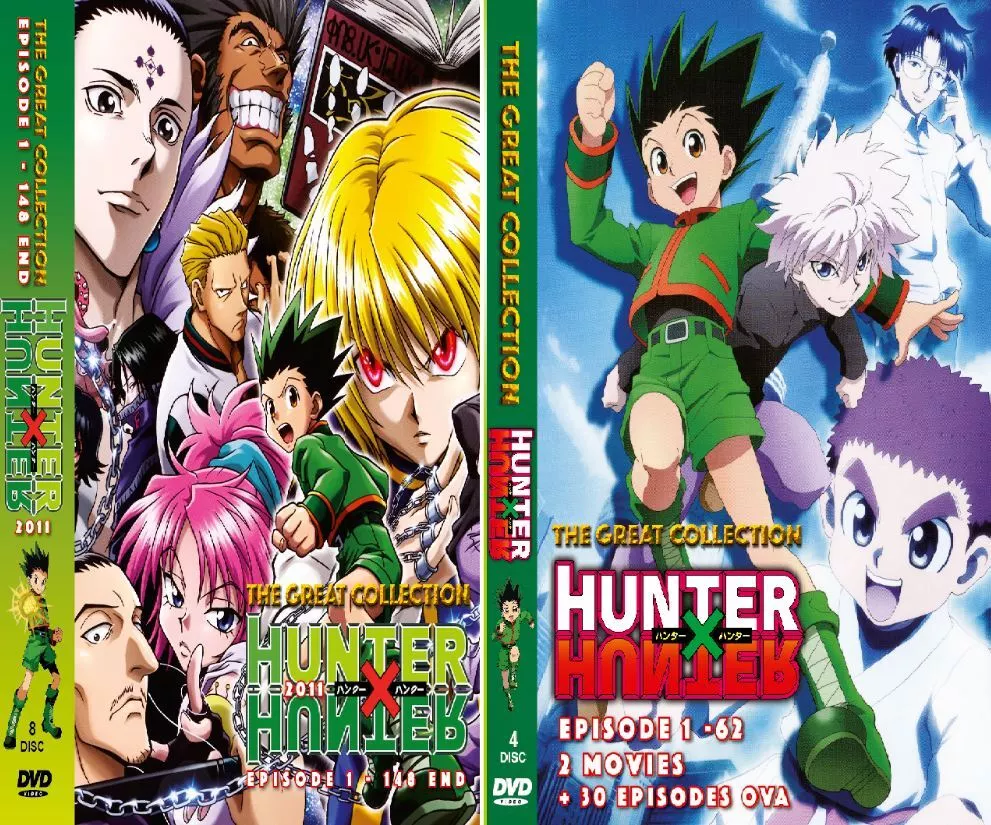 Hunter x Hunter The Great Collection 62 Episodes + 2 Movies + 30