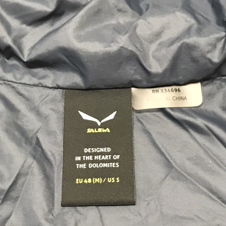 Salewa Mens Ortles Hybrid TWR Jacket Size Small Grey Orange - Image 3 of 4