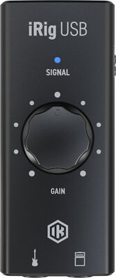 IK Multimedia iRig USB-C Gitarren Audiointerface Software Line Schwarz Studio
