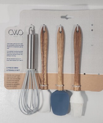 Cook with Color Set of five MINI Kitchen Utensil Set - Silicone Missing one pcs