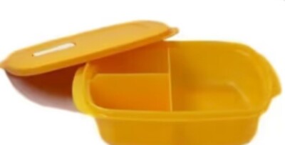 Tupperware  Crystal-Wave MicroTup Mikrowelle Behälter mit Unterteilung 1 L - NEU