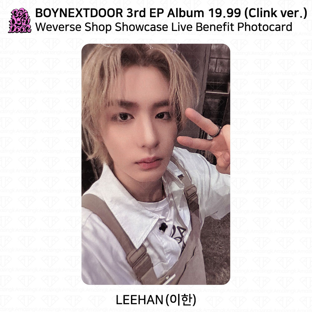 BOYNEXTDOOR 3rd EP Album 19.99 Weverse Shop Showcase Live Benefit