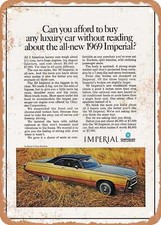 Metal Sign - 1969 Imperial Lebaron Vintage Ad
