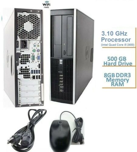 HP Pro 6200 Quad Core i5 3,10 GHz 8 Go RAM 500 Go disque dur DVD-RW Windows 10 Pro Wi-Fi  - Photo 1/6