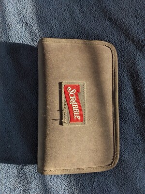 Scrabble & Boggle Portable Folding Board Game Travel Edition Zip Case -Complete-