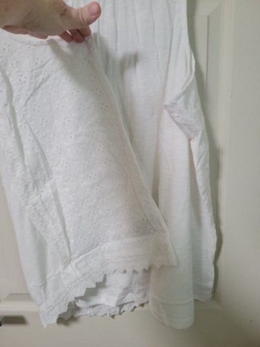 Knox Rose Women’s White Sleeveless Eyelet Blouse Shirt Top size 4X NEW - Picture 9 of 14