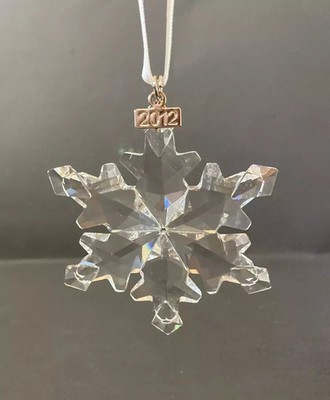 美品 Swarovski Christmas Ornament 2012 SWAROVSKI 2012 CHRISTMAS ORNAMENT -LARGE---MINT CONDITION --NO BOX
