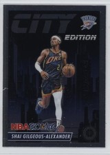 2023-24 Panini NBA Hoops Premium Stock City Edition Shai Gilgeous-Alexander 1s6f