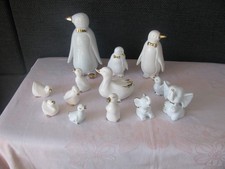 Deko - Tierfiguren aus Porzellan f. Setzkästen o. Vitrine, Top Zustand,