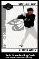 2008 Topps Co-Signers Vernon Wells #030 Toronto Blue Jays MLB Baseball 