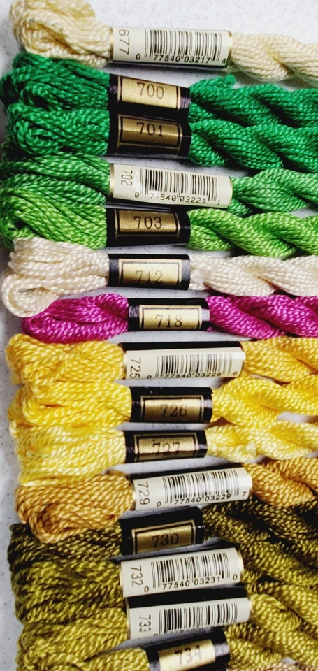 50 DMC #3 Perle Pearl Embroidery Floss Lot of 50 Different Colors 504 to 760 - Image 4 of 4