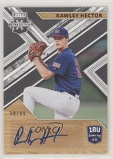 2019 Panini Elite Extra Edition Black 58/99 Rawley Hector #18U-RA Auto 0q3