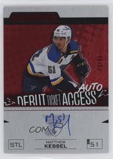2023 Credentials Debut Ticket Access Red 52/99 Matthew Kessel #DTAA-MA Auto 9be