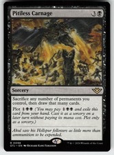 Pitiless Carnage Outlaws of Thunder Junction 98 R NM MTG