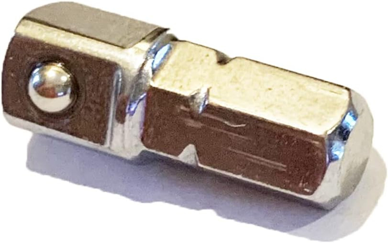 Professional Low-Profile 1/4" Hex to 1/4" Square Socket Adapter – Hardened S2 St - Thumbnail 10