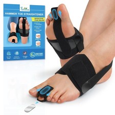 Hammer Toe Straightener - Non-Slip Hammer Toe Corrector for Women  Men, Adju...
