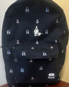 Official Loungefly x Star Wars R2-D2 & BB-8 Backpack featuring Disney Pin