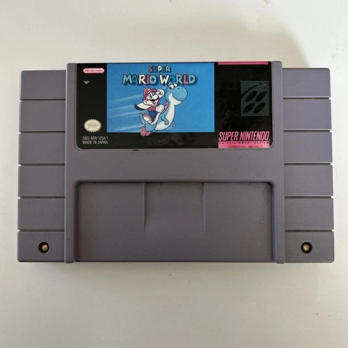 Super Mario World (SNES, 1991, Super Nintendo) SNS-MW-USA-1 Cart Only