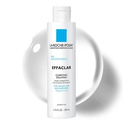 La Roche-Posay Effaclar Clarifying Solution Acne Toner 6.76 Fl Oz (Pack of 1)