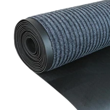 3'x16.4' Outdoor Runner Floor Mat Double Stripes Hallway Runner Rug Non-Slip ...