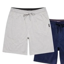 Eddie Bauer Men’s One-Piece Lounge Shorts, Light Gray, Size XL