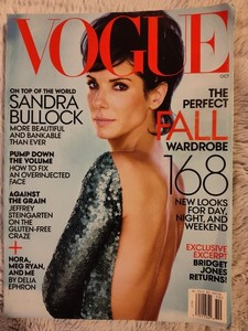 VOGUE Magazine Sandra Bullock OCT 2013 Issue 
