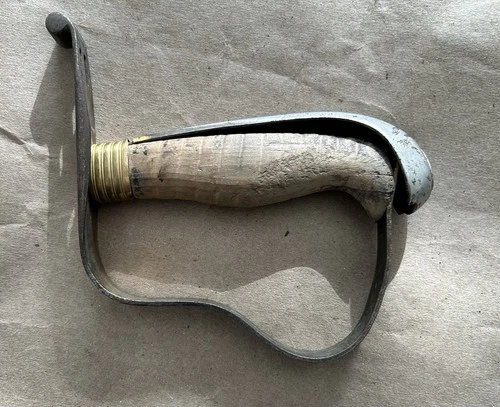 Antique German/Austrian WW1 Officer's Cavalry Sword Hand Guard And Wooden Grip