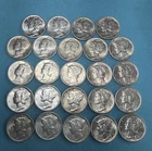 Lot of 24 1944-S Silver Mercury Dimes BU UNC Preserved 50+Yrs Private Collection