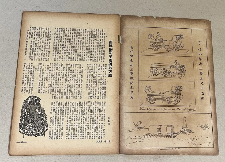 1948 Singapore Nanyang Miscellany Magazine 南洋雜誌 第二卷 第三期 昭南紀事詩 , borneo marbles - Image 4 of 4