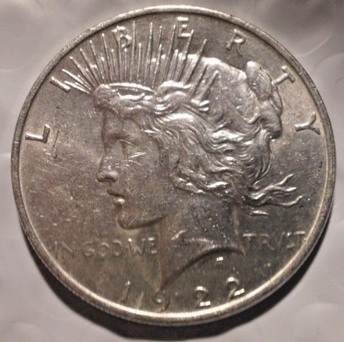 Peace silver dollar, .900 silver, random date, ave. cond, LOW-Cost Shipping!