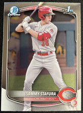 2025 Bowman Chrome Prospects Sammy Stafura #BCP-100 Cincinnati Reds