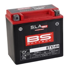 Batteria GILERA GP/800 2009/2013 BS Sla-Max BTX14H 12 V 14 Ah 220 CCA BTX14H 12V