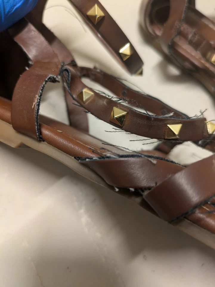 G Gladiator Sandals I Guess I Believe Guess, Check W/ Google Lens Size 10 Medium - Image 2 of 4