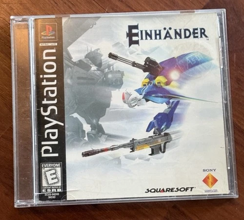 Einhander Sony PlayStation 1 Black Label Manual PS1 1997 TESTED WORKING