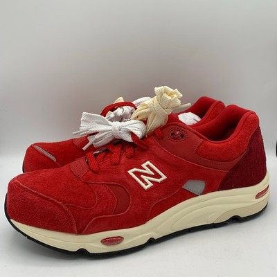 New Balance x Kith 1700 Shoes Mens Size 12 Canada Pack Rococco Red Sneakers
