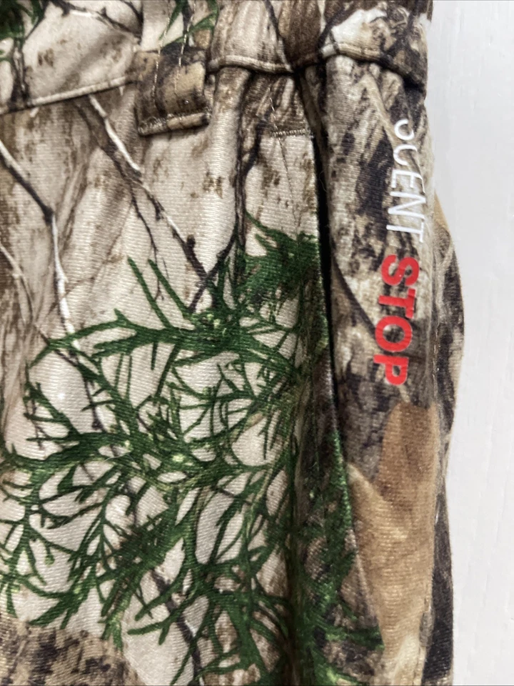 Rustic Ridge Pants Boys M Mossy Oak Camo Evasion Realtree Scent Stop Hunting - Image 3 of 4