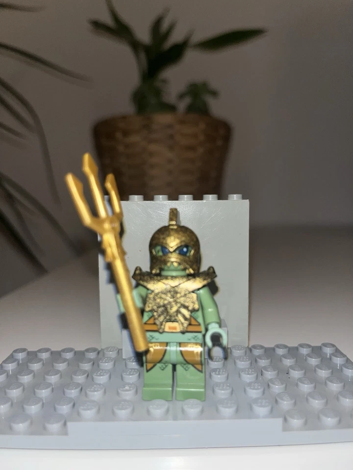 Lego Atlantis Figurine Portal Emperor Neuf (From Set 8078) - Photo 1/3