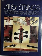 "All For Strings", Book 2, for Cello, by Anderson Frost