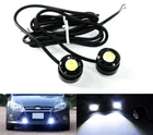 2 White High Power 3W LED Eagle Eye Under Car Body Lamp DRL Fog Light Motorcycle