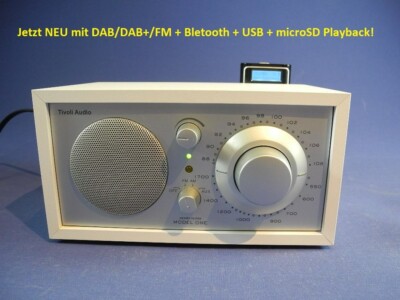 Tivoli Audio One Reparatur  jetzt mit DAB/DAB+/FM-Tuner + Bluetooth, USB+microSD