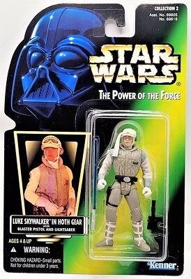スターウォーズ　アクションフィギア - Luke Skywalker in Hoth Gear Amazon.com: Star Wars, The Power of the Force Green Card