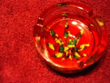 TYUE DYE LEAF CIGARETTE ASHTRAY ( LARGE )