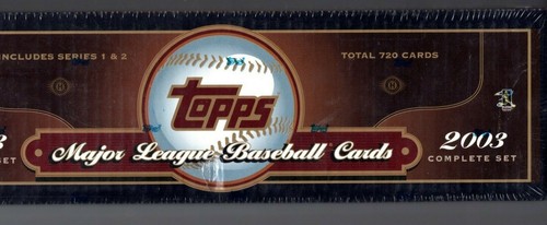 2003 TOPPS BASEBALL COMPLETE FACTORY SEALED HOBBY SET 1-720 - 第 1/2 張圖片