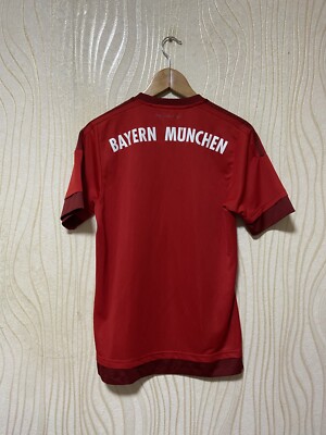BAYERN MÜNICH 2015 2016 HOME FOOTBALL SHIRT SOCCER JERSEY ADIDAS