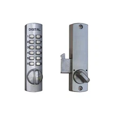 C150SC Surface Mount Hook Bolt Satin Chrome