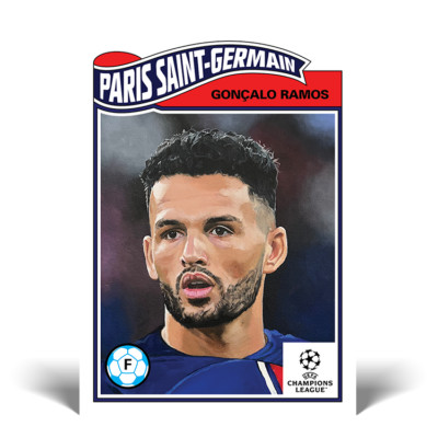 Topps UCL Living Set - Card 642 - Gonzalo Ramos - Paris Saint-Germain