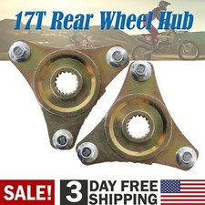 1 Pair Of 17T Spline Rear Wheel Hubs 3 Studs For 110cc 125cc ATV Quad Go Kart US