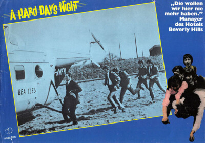 A Hard Day's Night ORIGINAL Aushangfoto Die Beatles / Paul McCartney / J. Lennon