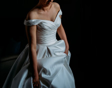 Ronal Joyce Wynell Ballgown Style Wedding Dress,  size 12, used and drycleaned. 