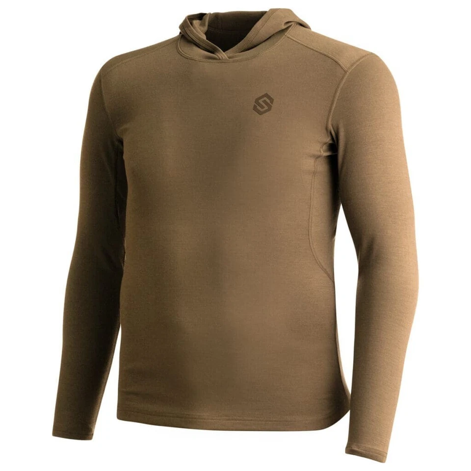 Sudadera con capucha Scentlok Merino 250 marrón XL Foto 4 de 4